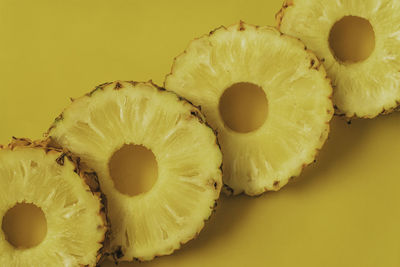 Close-up of fruits on table