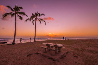 A beautiful hawaii sunset