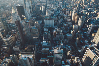 Aerial view of city