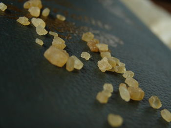 Close-up view of coins