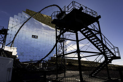 Low angle view of built structure against sky