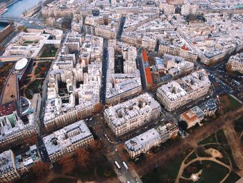 High angle view of cityscape