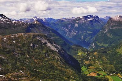 Scenic view of landscape against sky