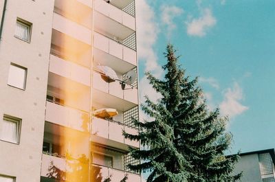 Low angle view of building against sky