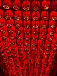 Full frame shot of lantern hanging