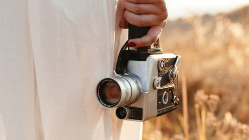 Retro style cinema camera