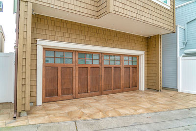 Entrance of building