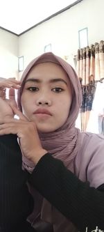 Portrait of beautiful woman