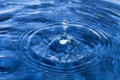 Close-up of rippled water