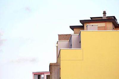 Low angle view of building against sky