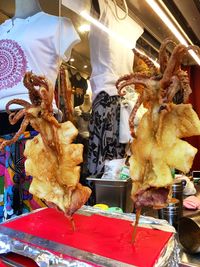 Close-up of food for sale