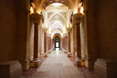 Corridor of historic building