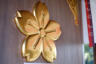 Close-up of decoration hanging