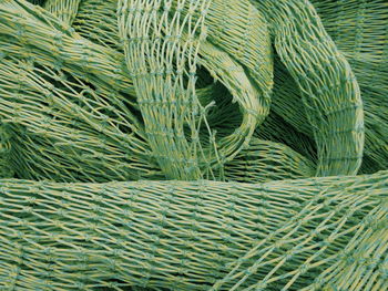 Close-up of fishing nets