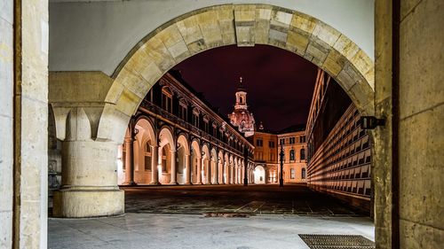 Corridor of building