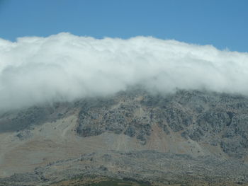 High angle view of mountain landscape