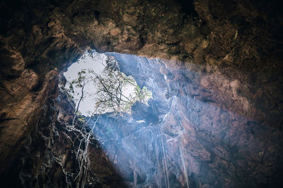 Scenic view of cave