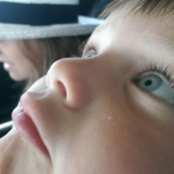 Close-up of young woman