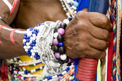 Close-up of hands