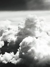 Low angle view of clouds in sky