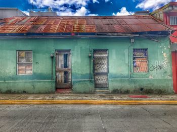 View of abandoned building