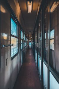 Interior of train