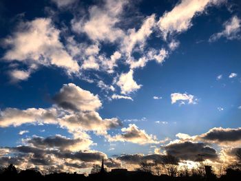 Low angle view of sky