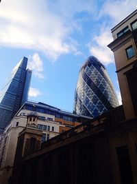 Low angle view of tower against sky