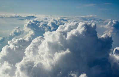 Low angle view of clouds in sky