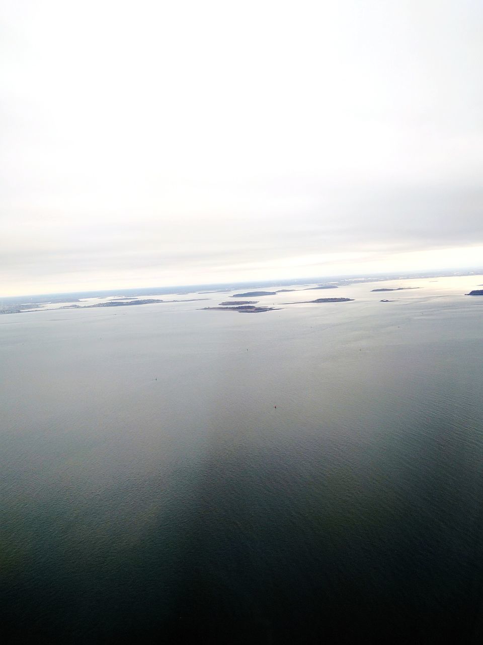 sky, scenics - nature, beauty in nature, tranquility, tranquil scene, water, nature, sea, cloud - sky, no people, day, horizon, outdoors, idyllic, copy space, horizon over water, environment, aerial view