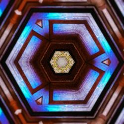 Low angle view of ceiling