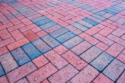 Full frame shot of cobblestone street