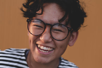 Portrait of a smiling young man