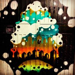 Close-up of illuminated lights