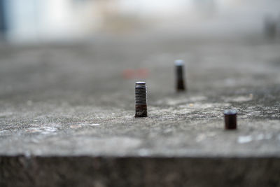 Close-up of rusty metal