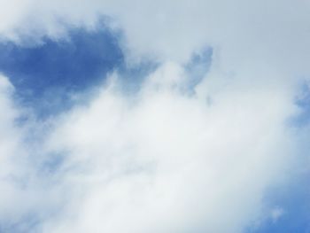 Low angle view of cloudy sky