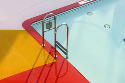 Close up of red umbrella
