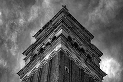 Low angle view of building against sky