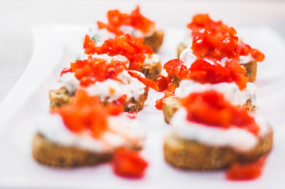 Close-up of berries on plate
