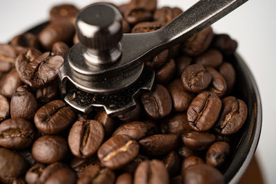 Close-up of coffee beans