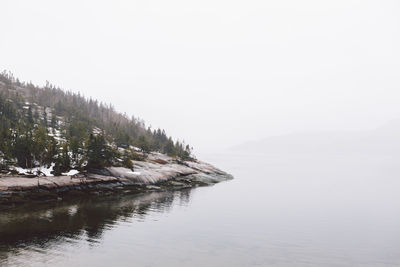 Scenic view of mountain against sky