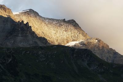 Scenic view of mountain against sky