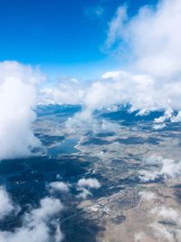 Low angle view of clouds in sky