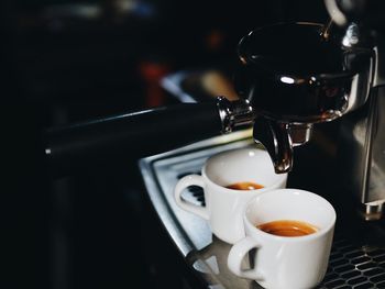 Close-up of coffee cup
