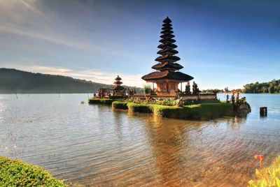 View of temple against sky