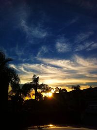 Scenic view of sky at sunset
