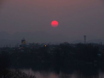 Scenic view of sky at sunset