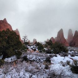 Scenic view of mountains