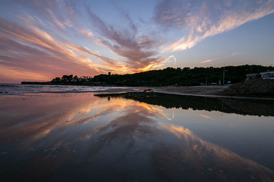 Reflejo al atardecer.