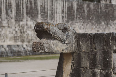 Close-up of a sculpture